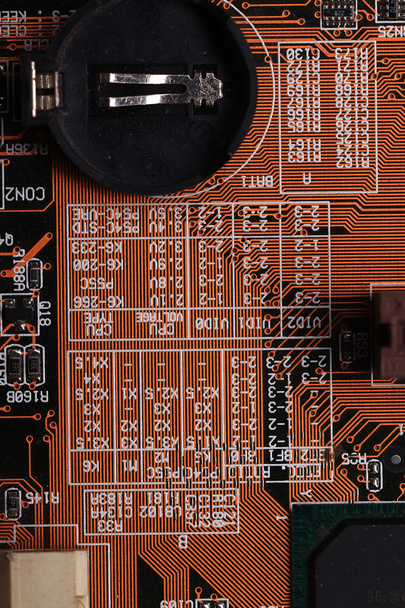 Microelectronics computer chip - Fotoğraf, Görsel
