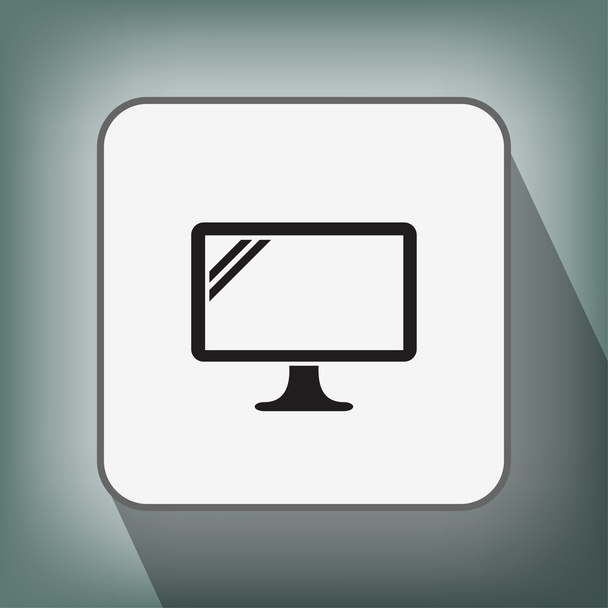 Pictograph of computer icon - Vector, afbeelding