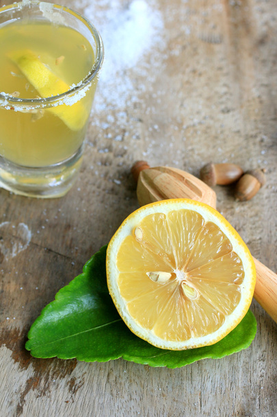 lemon juice with salt - Photo, Image