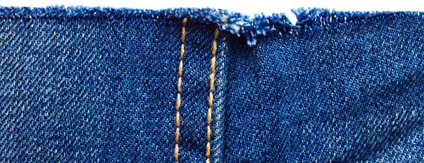 Blue jeans fabric - Photo, Image