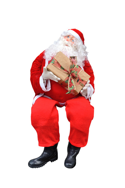 Weihnachtsmann isoliert auf weißem Hintergrund - Foto, Bild