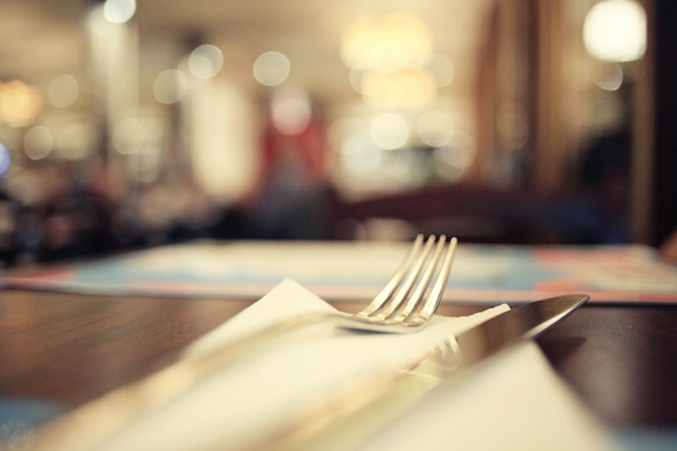blurred background in restaurant - Photo, image