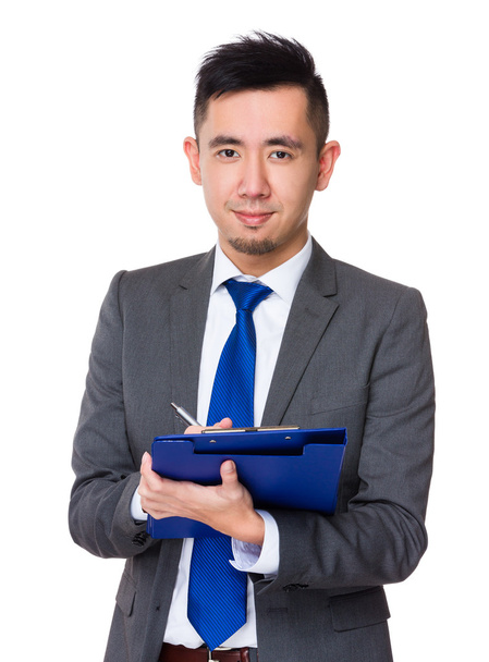 Young asian businessman in business suit - 写真・画像