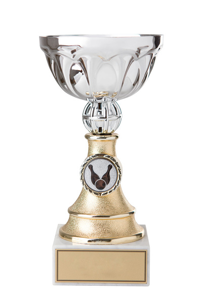 Trophy cup isolated on white background - Photo, Image