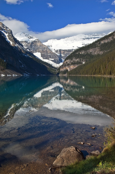 Canadian mountain.Lake Agnes - Photo, Image