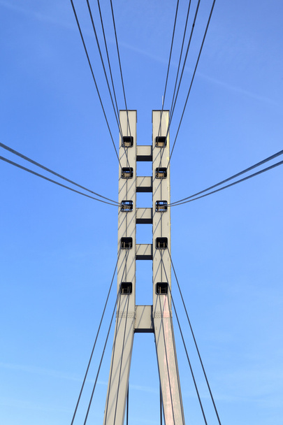 Top of suspension bridge - Foto, imagen