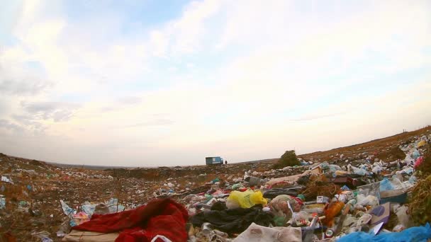 çöp atık gıda genel olarak plan kirlilik niteliği - Video, Çekim