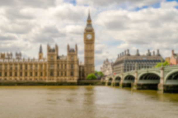 Background of Westminster and Big Ben in London. Intentionally blurred - Photo, Image