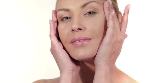 Wellness, skincare and naturally make-up - Felvétel, videó