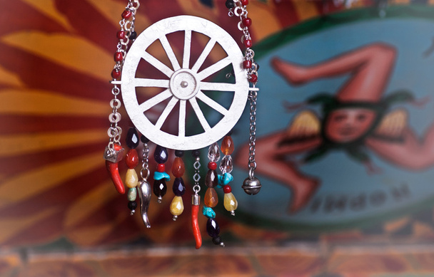 kolekce ručně šperky inspirované sicilské vozík - Fotografie, Obrázek