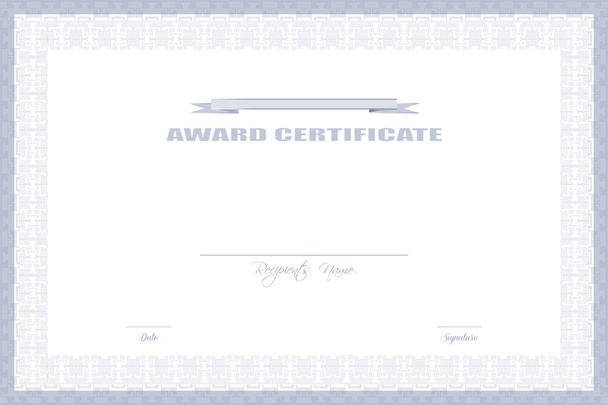 Ödülü sertifika tasarım - Vektör, Görsel