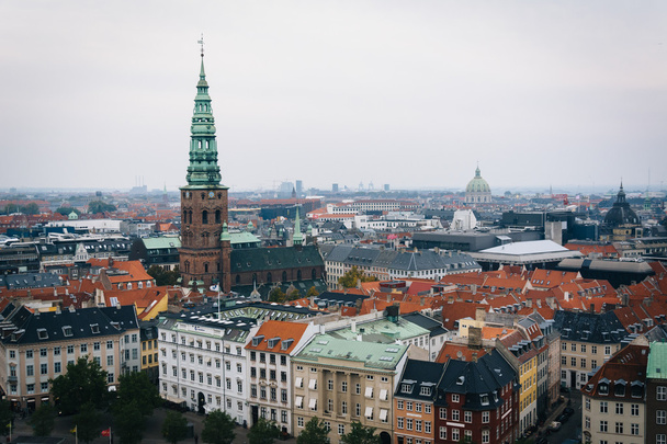 View from the Christiansborg Palace tower, in Copenhagen, Denmar - Foto, Bild