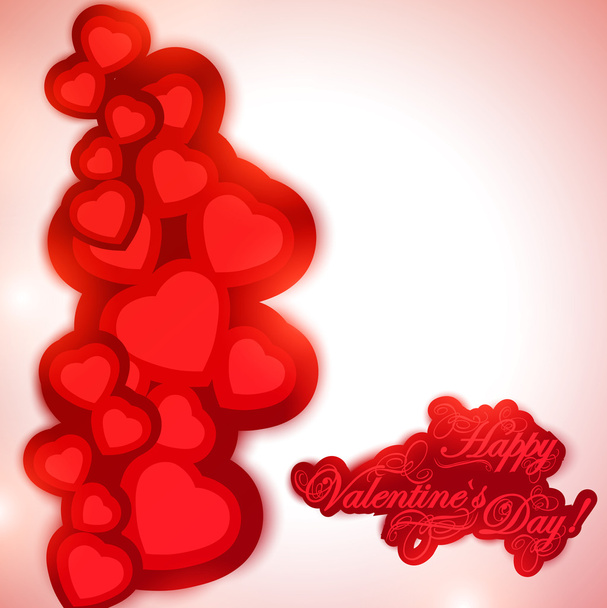 Aftelkalender voor Valentijnsdag - Vector, afbeelding