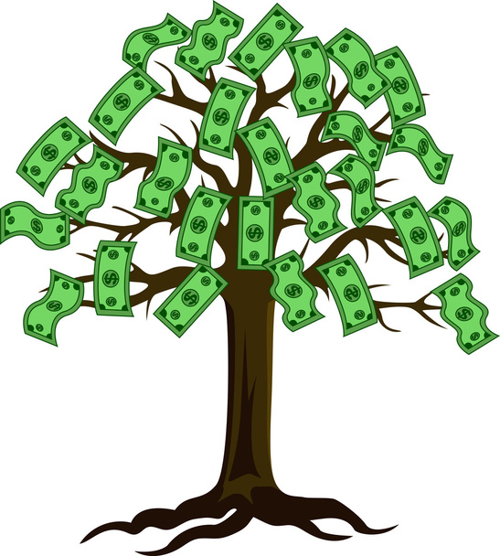 dolar strom - Vektor, obrázek