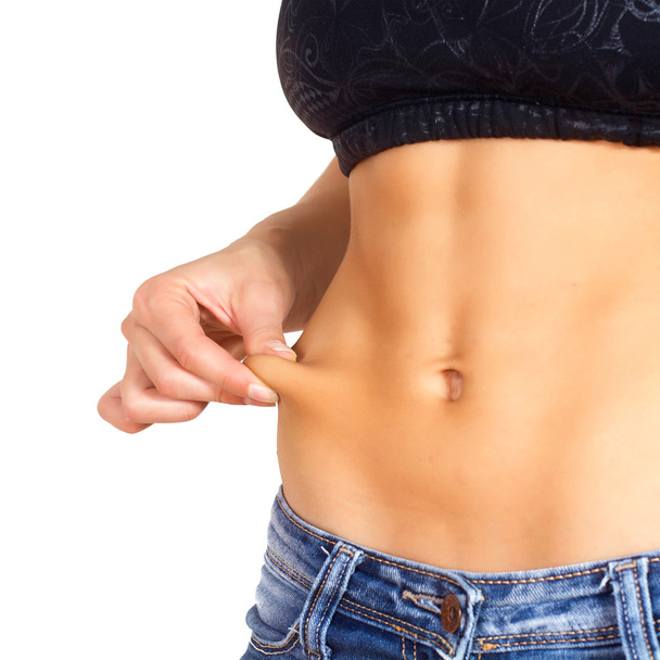 Slim Waist Slimming Body Successful Diet - Foto, Imagen