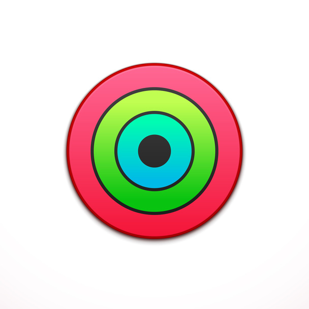Colorful app icon. Application, button icon. - Vektör, Görsel