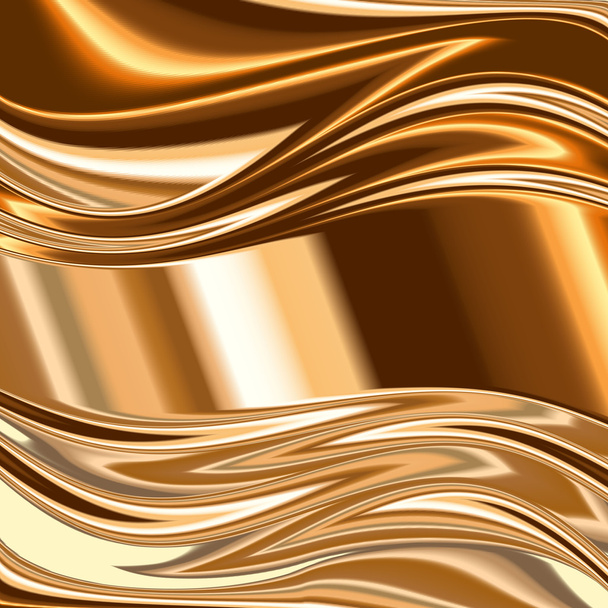 Metal background, gold brushed metallic - Vector, Image