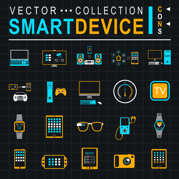 Ilustración de vectores Dispositivos inteligentes
 - Vector, imagen