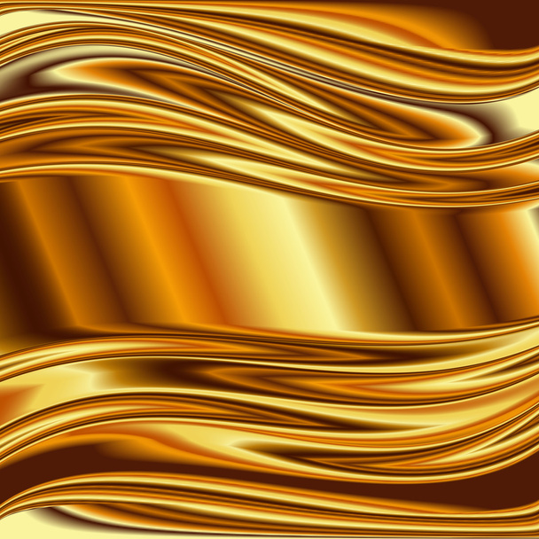 金属の背景、金ブラシをかけられた金属 - ベクター画像