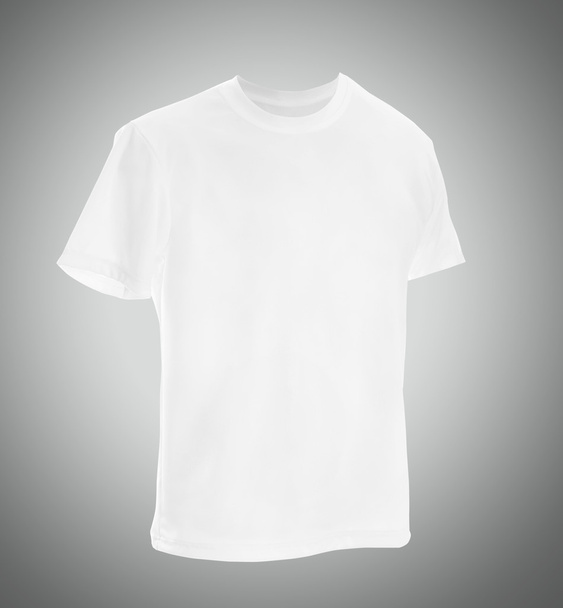 mens t-shirt template with a cap. - Zdjęcie, obraz