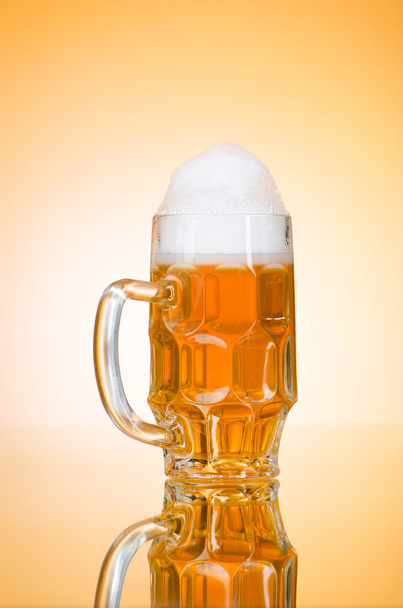 Beer glass on the table - Photo, Image