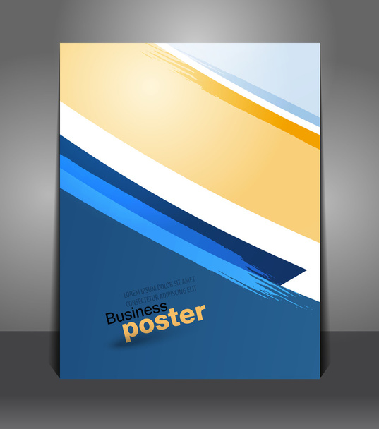 Presentation of business poster - Vecteur, image