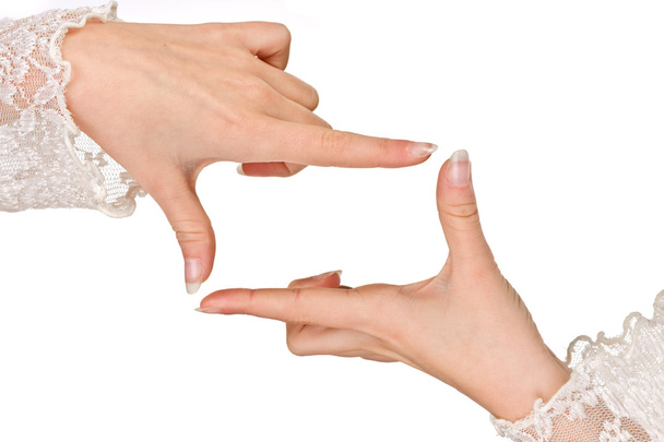 rámování ruce - Fotografie, Obrázek