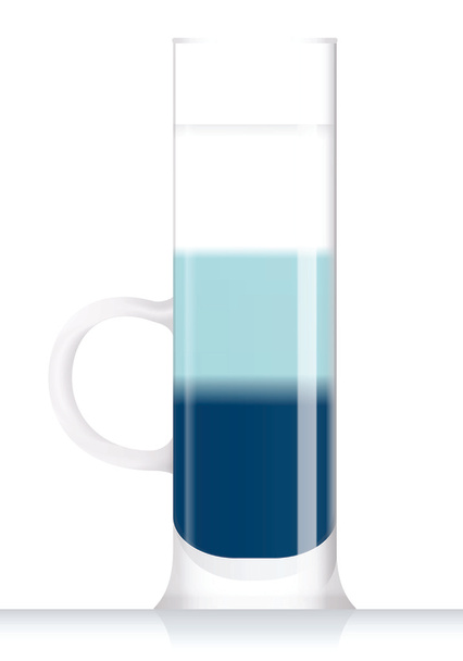"Azul mexicano "Cocktail
 - Vetor, Imagem