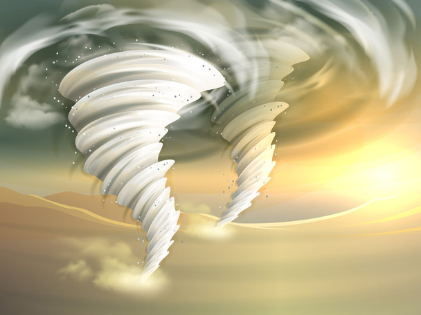 Tornado Swirls illustratie - Vector, afbeelding