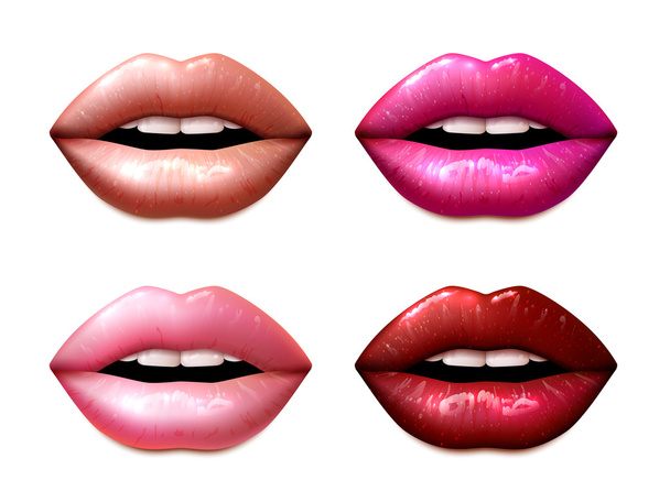 Lipstic minta szett - Vektor, kép