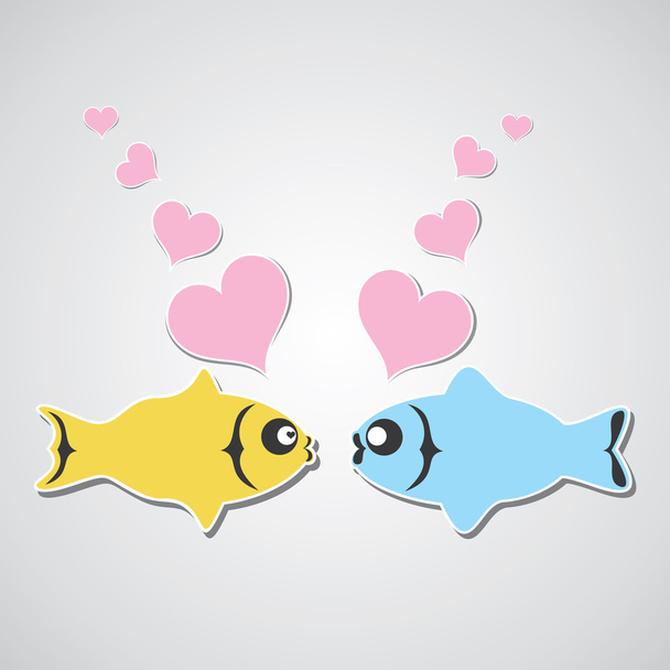 Рыба-любовник
 - Вектор,изображение