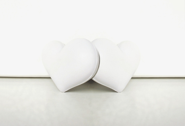 Dois corações juntos
 - Foto, Imagem