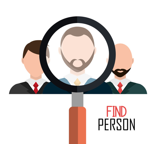 Find person for job opportunity design - Vector, Image