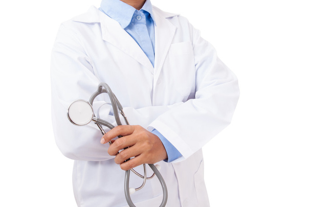 Male Doctor with stethoscope - Φωτογραφία, εικόνα