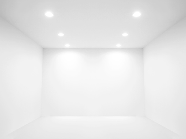 Spot light and blank wall - Photo, Image