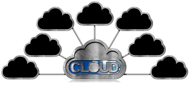 Cloud computing-concept - Foto, afbeelding