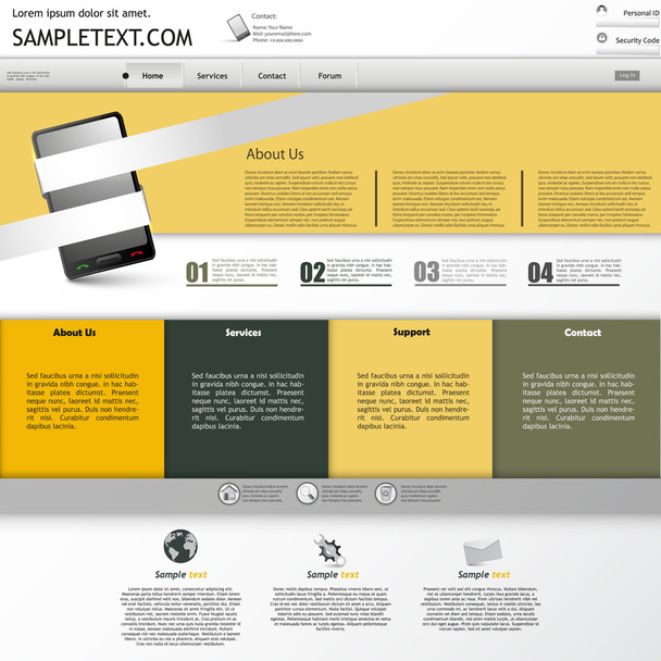 web design template - Vector, Image