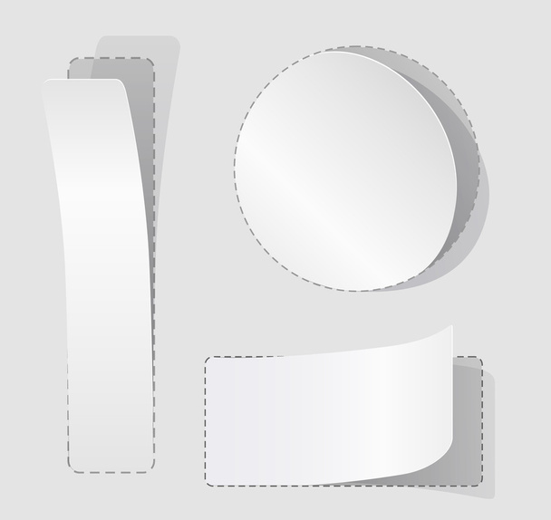 Blank sticker modern template - Vector, Image