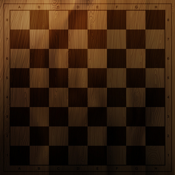 Vintage chess board background. Vector illustration, EPS10 - Vettoriali, immagini
