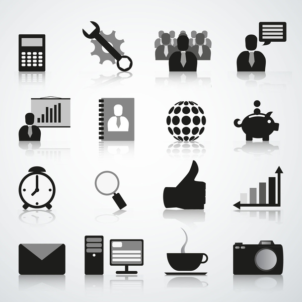 Iconos de oficina y negocios
 - Vector, imagen
