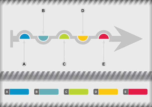 flow chart with arrows - Vecteur, image