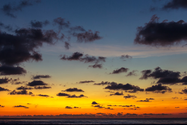 Sunset sunrise sky with clouds - Zdjęcie, obraz