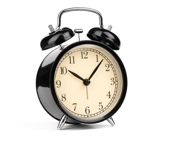 Alarm clock on white - Photo, Image