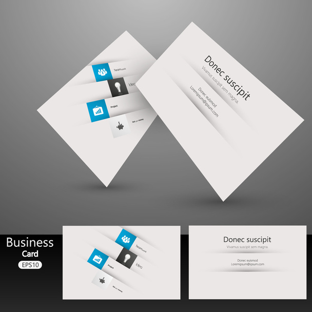 Business card design - Vector, Image
