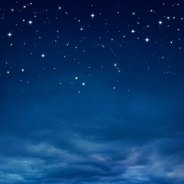 Nocne niebo - Zdjęcie, obraz