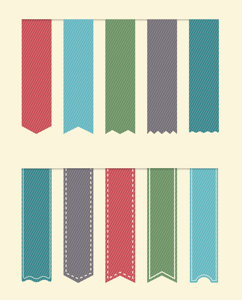 Retro tags and vintage style - Vector, Image