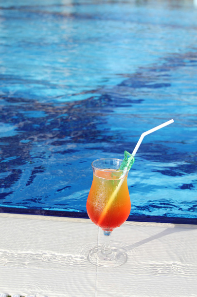 Cocktail Drinks Poolside - Photo, Image