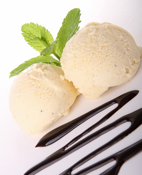 Vanilla icecream - Fotoğraf, Görsel