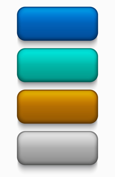 Vector modern colorful web buttons set - Vector, Image