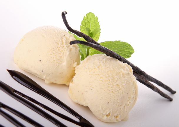 Vanilla icecream - Foto, imagen